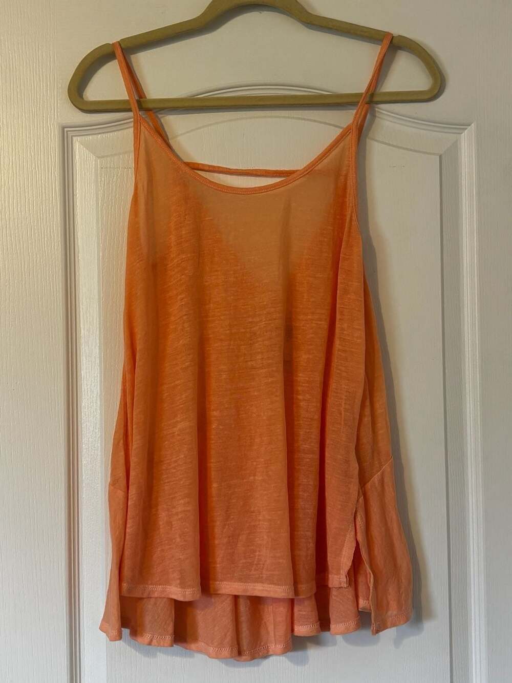 Free People We The Free Long Beach Tank Top Orange Size S